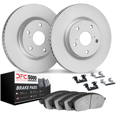 DYNAMIC FRICTION COMPANY - 4512-73149 - Front Disc Brake Kit pa1