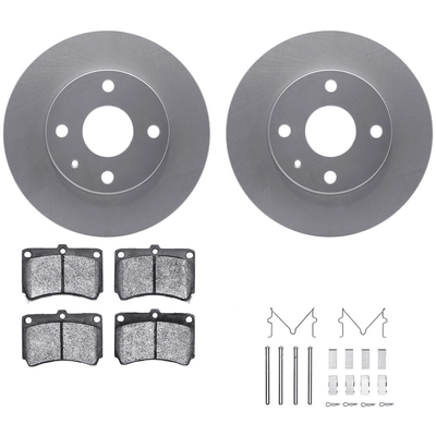 DYNAMIC FRICTION COMPANY - 4512-99001 - Front Disc Brake Kit pa1