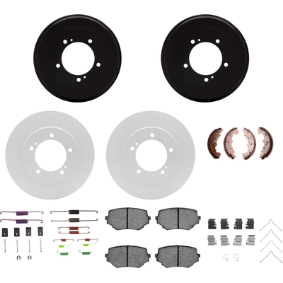 DYNAMIC FRICTION COMPANY - 4514-01000 - Geospec Rotors with 5000 Advanced Brake Pads pa1
