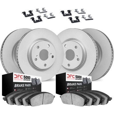 DYNAMIC FRICTION COMPANY - 4514-01004 - Front & Rear Disc Brake Kit pa1