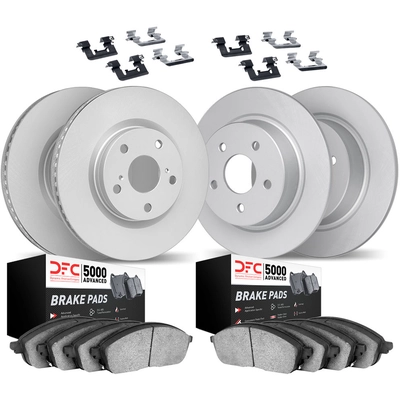 DYNAMIC FRICTION COMPANY - 4514-03005 - Front & Rear Disc Brake Kit pa1