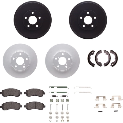 DYNAMIC FRICTION COMPANY - 4514-13051 - Geospec Rotors with 5000 Advanced Brake Pads pa1