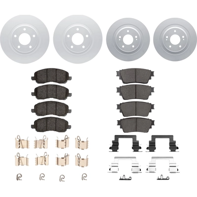 DYNAMIC FRICTION COMPANY - 4514-39011 - Front & Rear Disc Brake Kit pa3