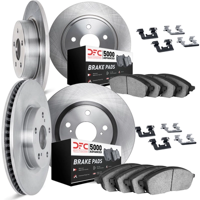 DYNAMIC FRICTION COMPANY - 4514-42005 - Front & Rear Disc Brake Kit pa1