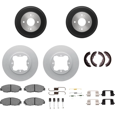DYNAMIC FRICTION COMPANY - 4514-59086 - Geospec Rotors with 5000 Advanced Brake Pads pa1