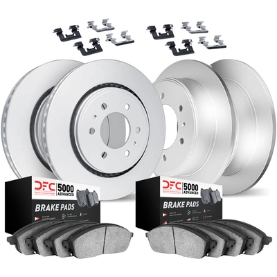 DYNAMIC FRICTION COMPANY - 4514-67034 - Front & Rear Disc Brake Kit pa1