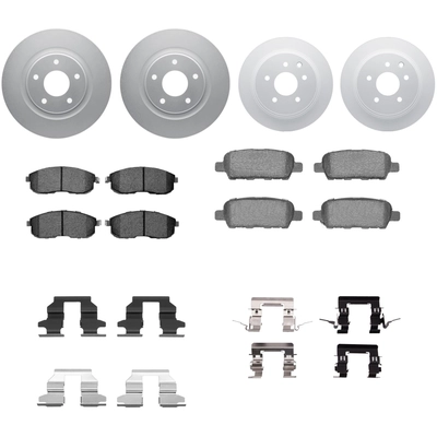 DYNAMIC FRICTION COMPANY - 4514-67054 - Front and Rear Brake Kit pa9