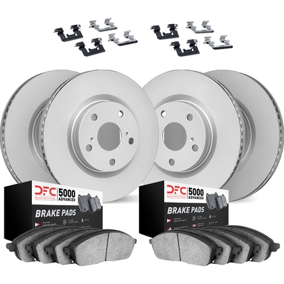DYNAMIC FRICTION COMPANY - 4514-73005 - Geospec Brake Rotors w/5000 Advanced Brake Pads Kit pa1