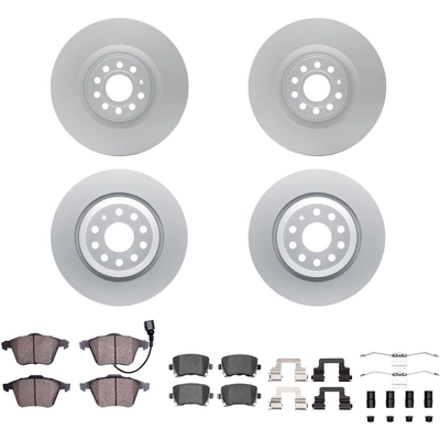 DYNAMIC FRICTION COMPANY - 4514-74020 - Front and Rear Disc Brake Kit pa9