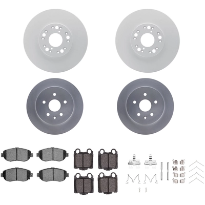 DYNAMIC FRICTION COMPANY - 4514-75004 - Front and Rear Brake Kit pa9