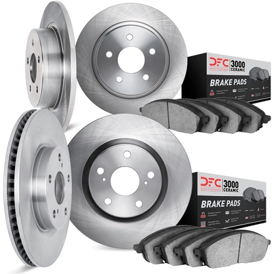 DYNAMIC FRICTION COMPANY - 6304-03078 - Front and Rear Disc Brake Kit pa1