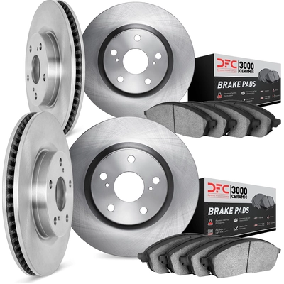 DYNAMIC FRICTION COMPANY - 6304-67078 - Front Disc Brake Kit pa1
