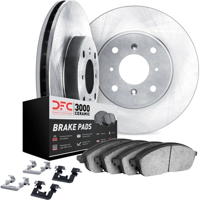 DYNAMIC FRICTION COMPANY - 6312-76176 - Front Disc Brake Kit pa1