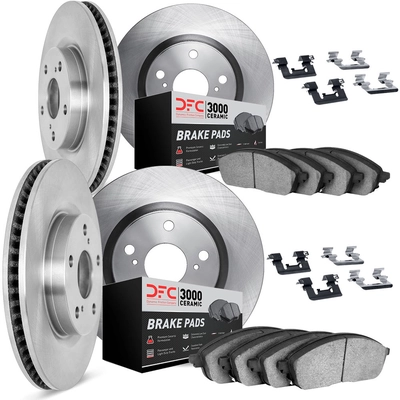 DYNAMIC FRICTION COMPANY - 6314-31107 - Front Disc Brake Kit pa1