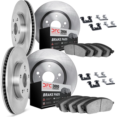 DYNAMIC FRICTION COMPANY - 6314-54088 - Front & Rear Disc Brake Kit pa1