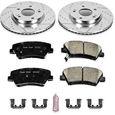 Front Disc Brake Kit by POWER STOP - K6503 pa1