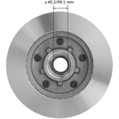 BENDIX GLOBAL - PRT1233 - Disc Brake Rotor pa4