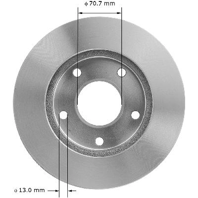 Front Disc Brake Rotor by BENDIX GLOBAL - PRT1261 pa13