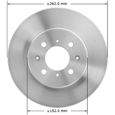 BENDIX GLOBAL - PRT1471 - Disc Brake Rotor pa3