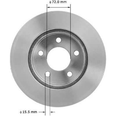 BENDIX GLOBAL - PRT1602FC - Disc Brake Rotor pa1