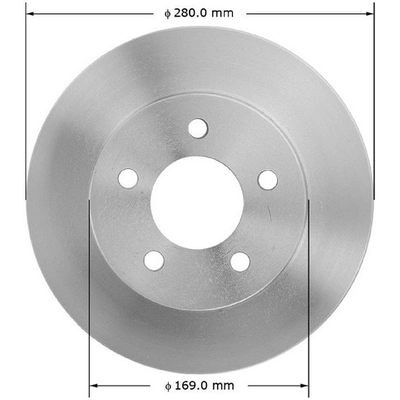 BENDIX GLOBAL - PRT1602FC - Disc Brake Rotor pa2