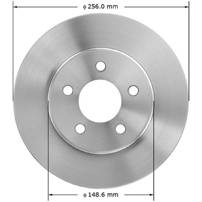 BENDIX GLOBAL - PRT5063 - Disc Brake Rotor pa2