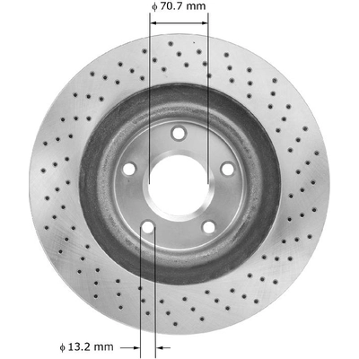 Front Disc Brake Rotor by BENDIX GLOBAL - PRT5789 pa1