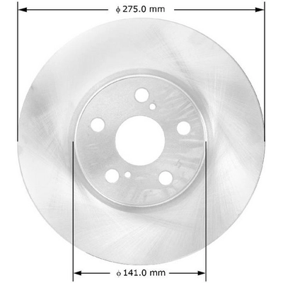 BENDIX GLOBAL - PRT5818 - Disc Brake Rotor pa1