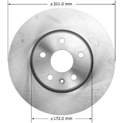 BENDIX GLOBAL - PRT5973 - Disc Brake Rotor pa1