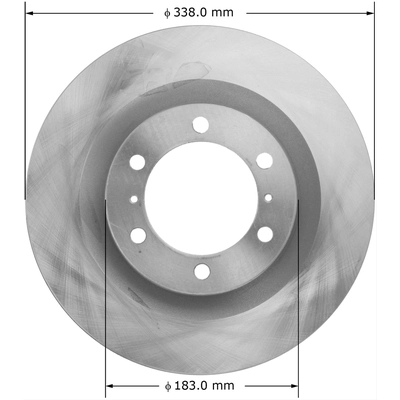 BENDIX GLOBAL - PRT6066 - Front Brake Rotor pa1