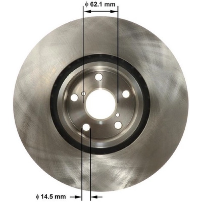 BENDIX GLOBAL - PRT6143 - Disc Brake Rotor pa1