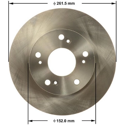 BENDIX GLOBAL - PRT6145 - Disc Brake Rotor pa2