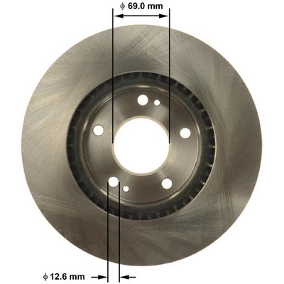 BENDIX GLOBAL - PRT6148 - Disc Brake Rotor pa3