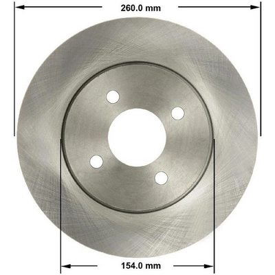 BENDIX GLOBAL - PRT6150 - Disc Brake Rotor pa1