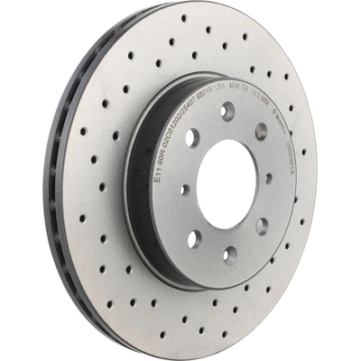 Front Disc Brake Rotor by BREMBO - 09.5509.1X (1 Qty) pa1