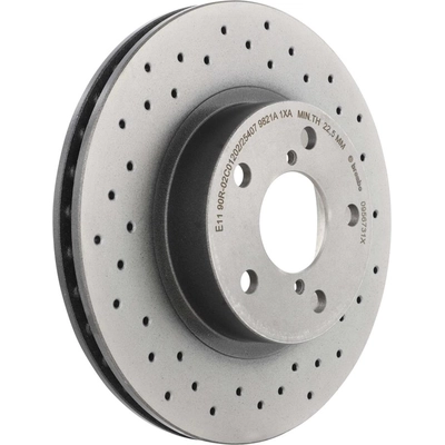 Front Disc Brake Rotor by BREMBO - 09.5673.1X (1 Qty) pa1