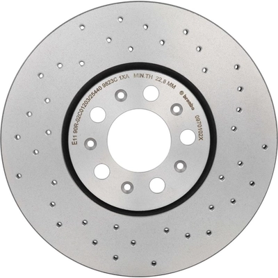 Front Disc Brake Rotor by BREMBO - 09.7010.2X (1 Qty) pa2