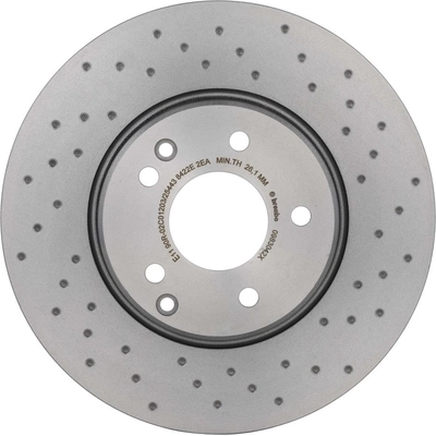 Front Disc Brake Rotor by BREMBO - 09.8304.2X (1 Qty) pa2