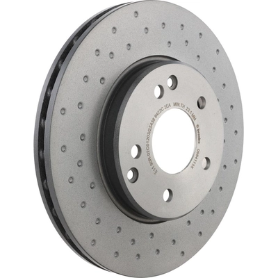 Front Disc Brake Rotor by BREMBO - 09.8411.1X (1 Qty) pa1