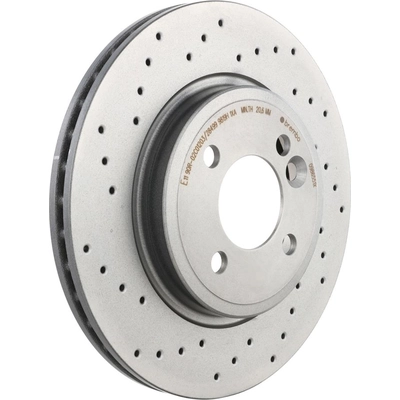 Front Disc Brake Rotor by BREMBO - 09.8655.1X (1 Qty) pa1