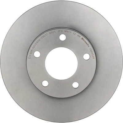 Front Disc Brake Rotor by BREMBO - 09.8953.11 (1 Qty) pa26