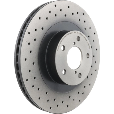 Front Disc Brake Rotor by BREMBO - 09.9077.1X (1 Qty) pa1