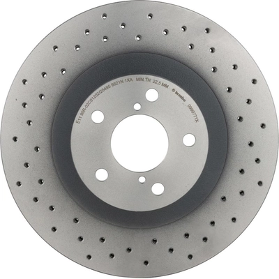 Front Disc Brake Rotor by BREMBO - 09.9077.1X (1 Qty) pa2