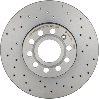 Front Disc Brake Rotor by BREMBO - 09.9145.1X (1 Qty) pa2