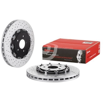 Front Disc Brake Rotor by BREMBO - 09.9254.33 (1 Qty) pa3
