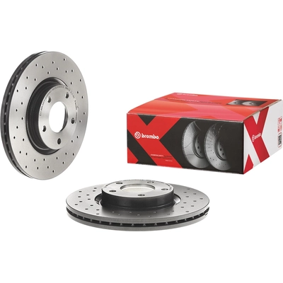 Front Disc Brake Rotor by BREMBO - 09.9468.2X (1 Qty) pa1