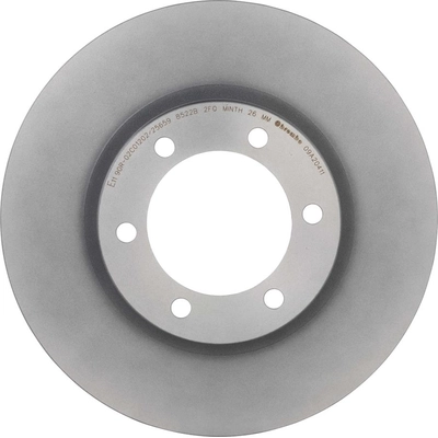 Front Disc Brake Rotor by BREMBO - 09.A204.11 (1 Qty) pa2