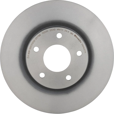 Front Disc Brake Rotor by BREMBO - 09.A637.11 (1 Qty) pa1