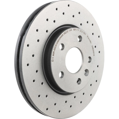 Front Disc Brake Rotor by BREMBO - 09.B355.1X (1 Qty) pa1