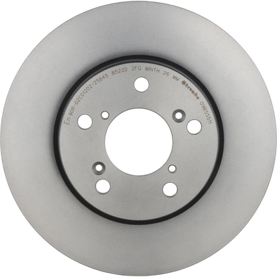 Front Disc Brake Rotor by BREMBO - 09.B555.11 (1 Qty) pa1